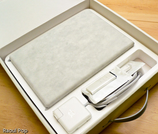 MacBook box opened
