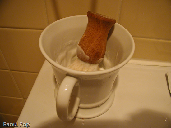 Shaving mug and brush