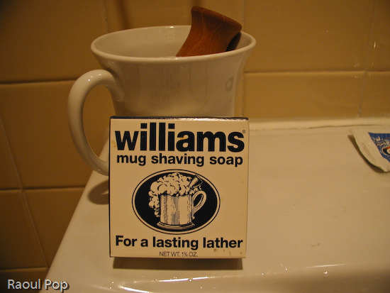 Shaving soap and mug