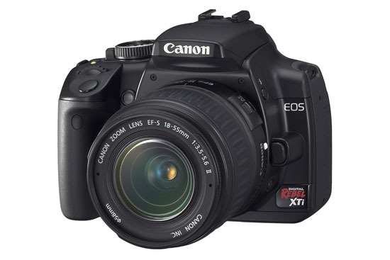 Canon Rebel XTi (front)