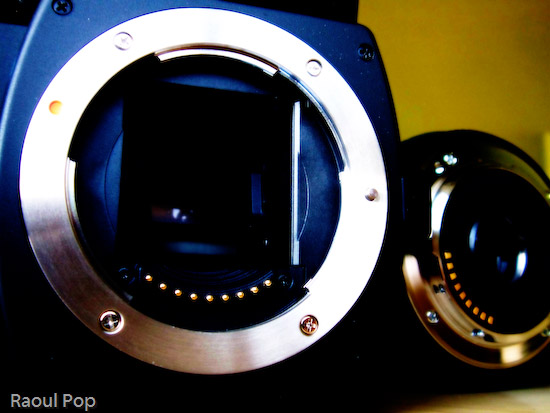 Camera and lens mount