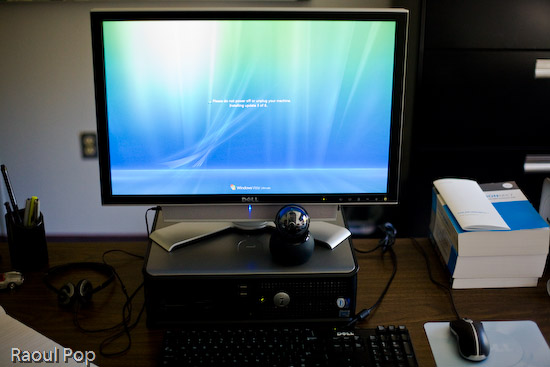 Front view of Dell OptiPlex 745