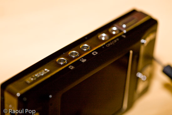 Kodak v610 mode and on/off buttons