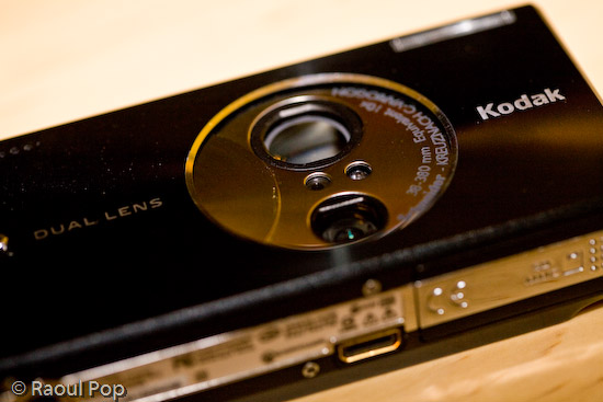 Kodak v610 dual lens setup