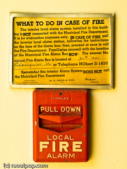 What to do in case of fire