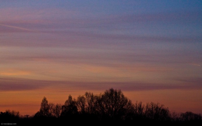 Dawn, as seen from our terrace in the early hours of the morning. Taken in North Bethesda, MD, USA.