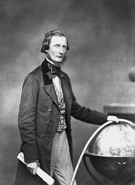 Cyrus W. Field, as photographed by Mathew Brady in 1958