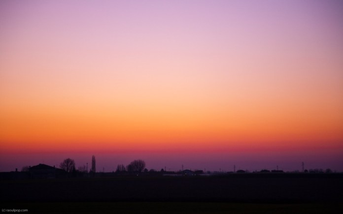 Dusk in Emilia Romagna