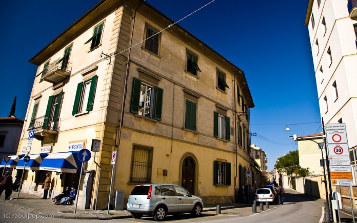 We found a parking spot on this street. 