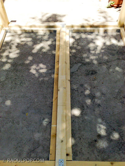 Custom-made king size bed frame