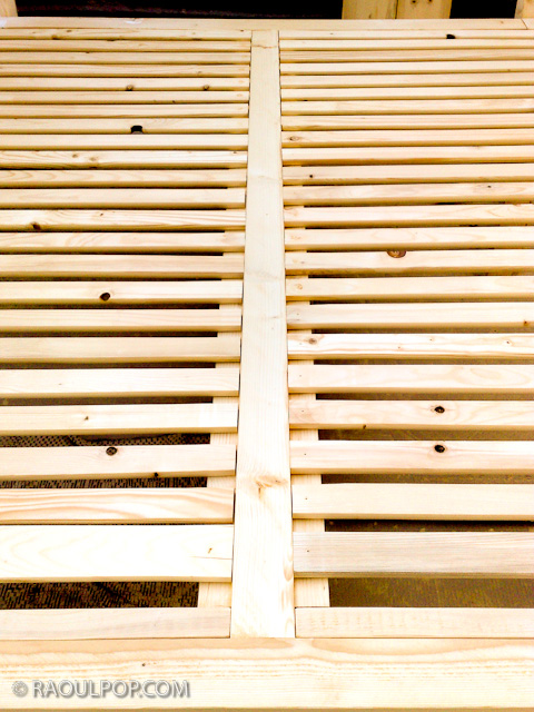 Custom-made king size bed frame