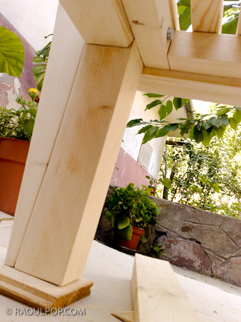 Custom-made king size bed frame