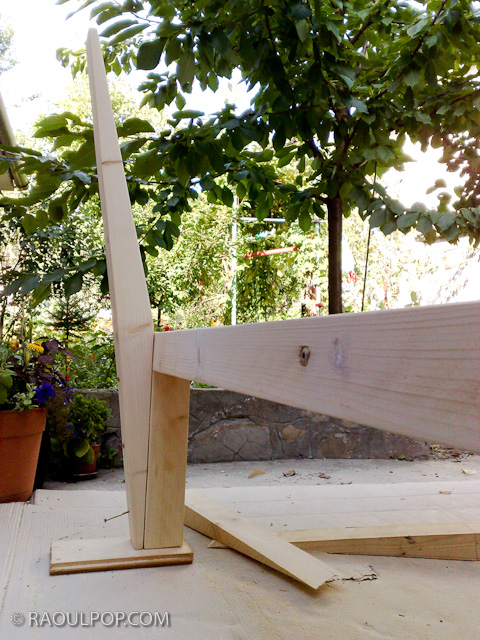 Custom-made king size bed frame