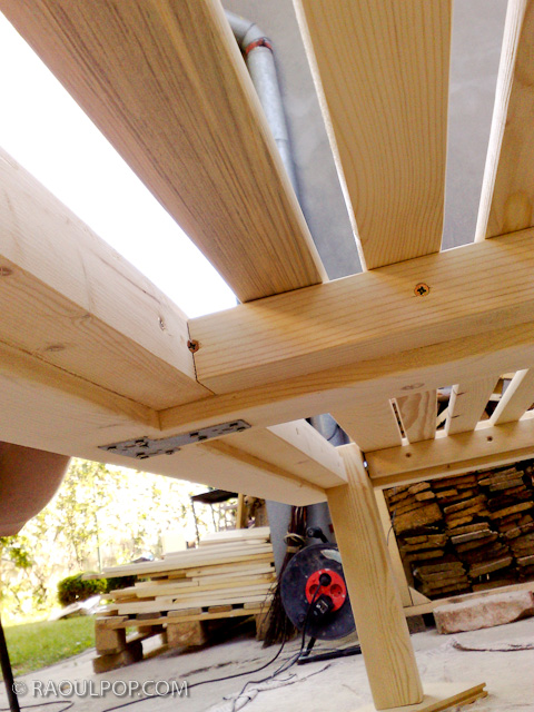 Custom-made king size bed frame