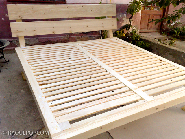 Custom-made king size bed frame