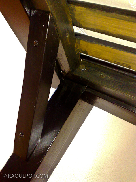 Custom-made king size bed frame