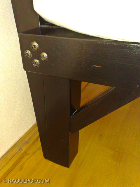 Custom-made king size bed frame