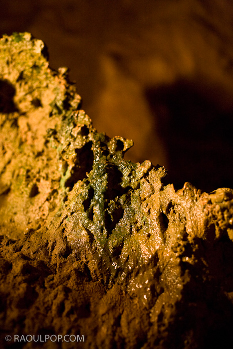 Inside the Natural Rock Caverns, Natural Bridge, Virginia, USA.