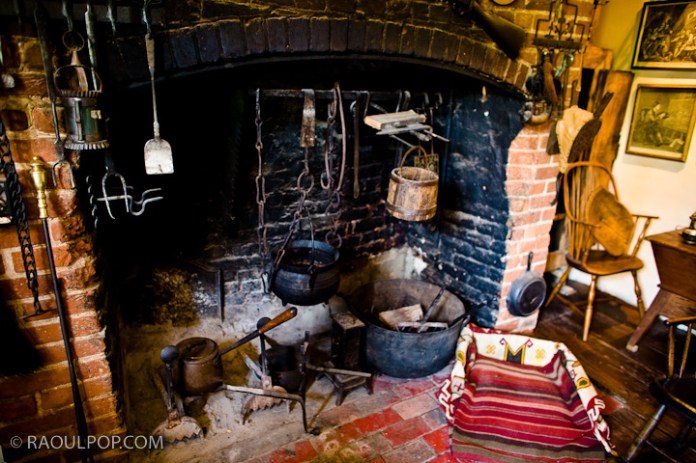 The historic John Douglass Brown House, in Alexandria, Virginia, USA.