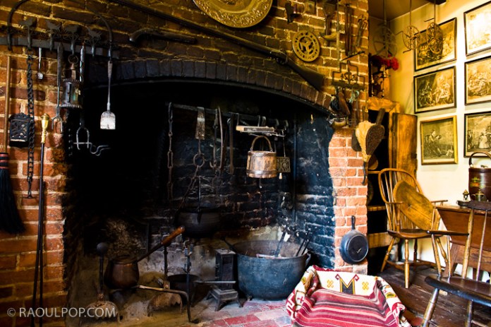 The historic John Douglass Brown House, in Alexandria, Virginia, USA.