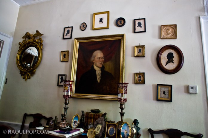 The historic John Douglass Brown House, in Alexandria, Virginia, USA.