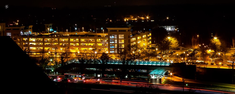 Rockville Pike at night