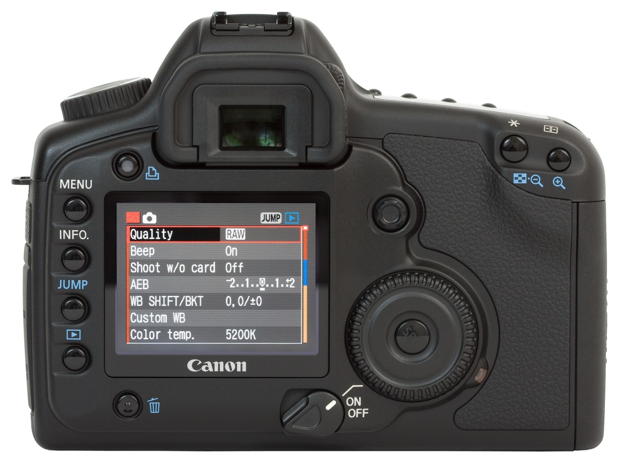 Canon EOS 5D (back)